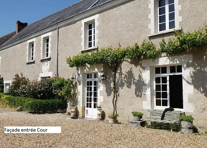 빌라 Nouveau! Propriete Historique Avec Piscine, Proche Chateaux De La Loire Et Futuroscope